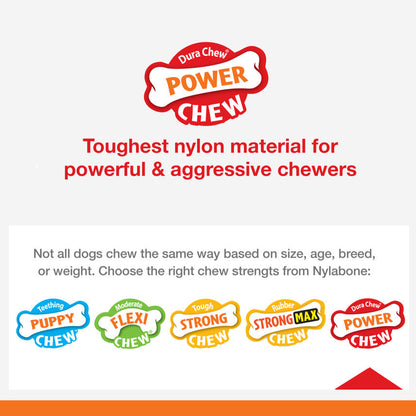 Nylabone Power Chew Dog Toy Original 1ea/SMall/Regular - Up To 25 Ibs.