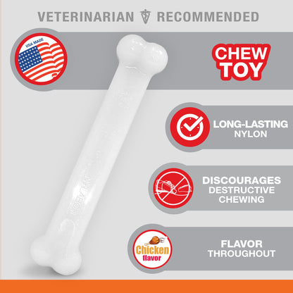 Nylabone Power Chew Dog Toy Chicken 1ea/Large/Giant - Up To 50 lb