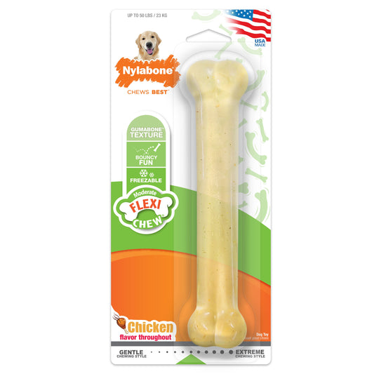 Nylabone Moderate Chew Chicken Chew Toy Chicken 1ea/Large/Giant - Up To 50 lb