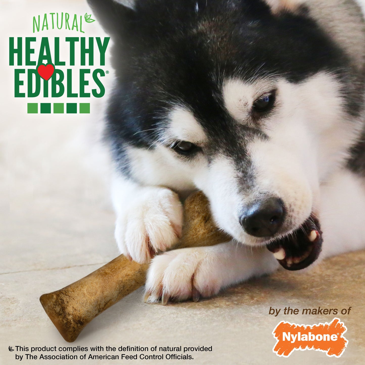 Nylabone Healthy Edibles AllNatural Long Lasting Chicken Dog Chew Treats Chicken, XL/Souper  50 Lbs