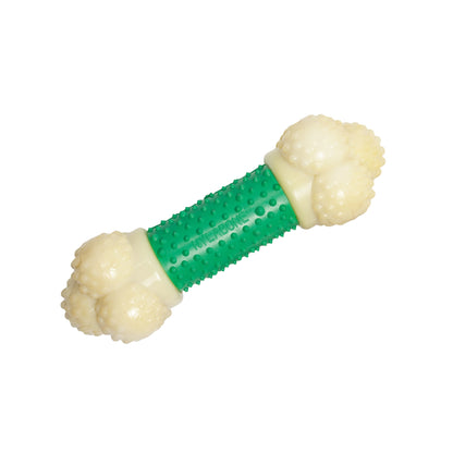 Nylabone Power Chew Double Action Durable Dog Toy Bacon 1ea/Medium/Wolf - Up To 35 lb