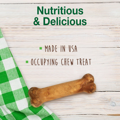 Nylabone Healthy Edibles AllNatural Long Lasting Roast Beef Dog Chew Treats Roast Beef, SMall/Regular  Up To 25 Ibs. 3 ct