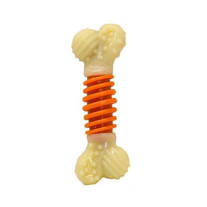 Nylabone PRO Action Dental Power Chew Durable Dog Toy Bacon 1ea/Medium/Wolf - Up To 35 lb