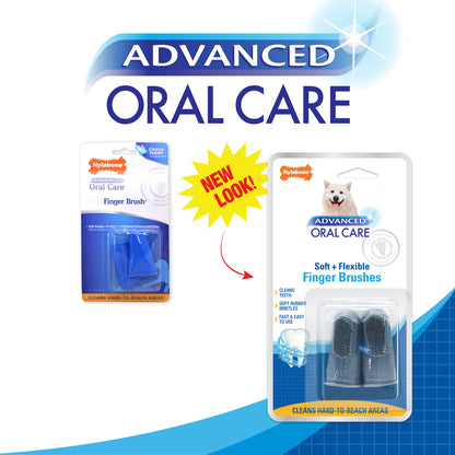 Nylabone Advanced Oral Care Finger Brush 2 Count 1ea/2 ct