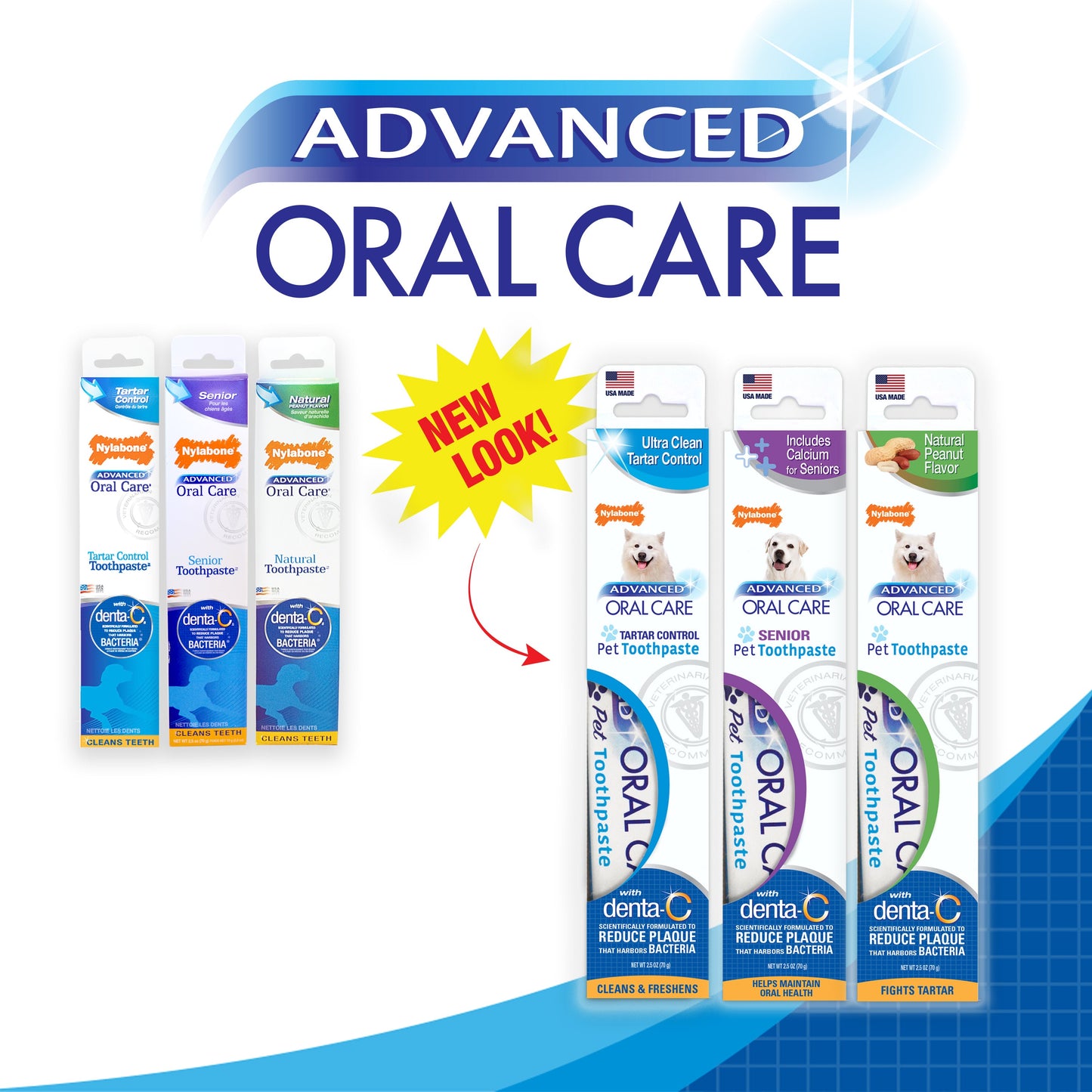 Nylabone Advanced Oral Care Natural Toothpaste Peanut Flavor 1ea/2.5 oz