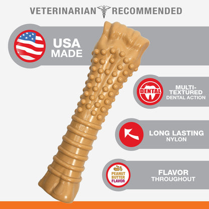 Nylabone Power Chew Dog Toy Peanut Butter 1ea/XL/Souper - 50+ lb