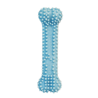 Nylabone Puppy Teething & Soothing Flexible Chew Toy Chicken Blue 1ea/XS/Petite - Up To 15 lb