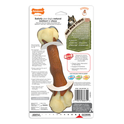 Nylabone Power Chew Femur Dog Bone Alternative Beef 1ea/Large/Giant - Up To 50 lb