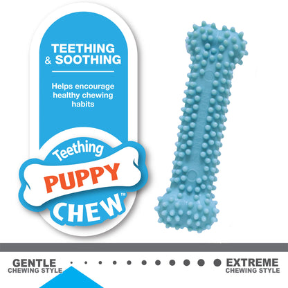 Nylabone Puppy Chew Variety Toy  Treat Triple Pack 3 count, SMall/Regular  Up To 25 Ibs.