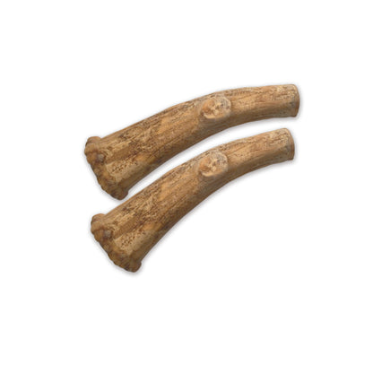 Nylabone Healthy Edibles WILD Antler Natural Long Lasting Dog Chew Treats Venison, Large/Giant  Up To 50 Lbs. 2 ct