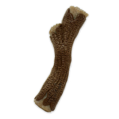 Nylabone Strong Chew Real Wood Dog Stick Toy Maple Bacon 1ea/Medium/Wolf - Up To 35 lb