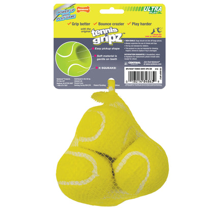 Nylabone Power Play Dog Tennis Ball Gripz 1ea/SMall/Regular - Up To 25 Ibs.