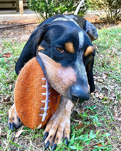 Nylabone Power Play Dog Football Gripz 1ea/Medium/Wolf - Up To 35 lb