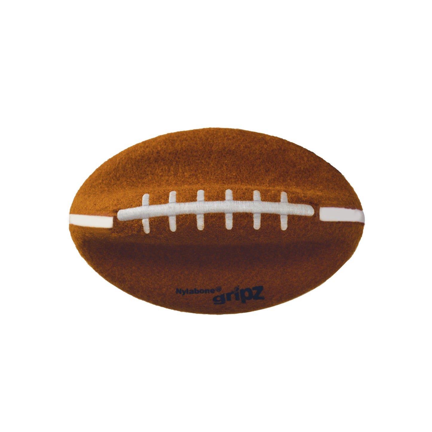 Nylabone Power Play Dog Football Gripz 1ea/Medium/Wolf - Up To 35 lb