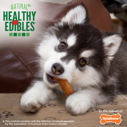 Nylabone Healthy Edibles Puppy Turkey  Sweet Potato Dog Chew Treats Turkey  Sweet Potato, SMall/Regular  Up To 25 Ibs. 8 ct