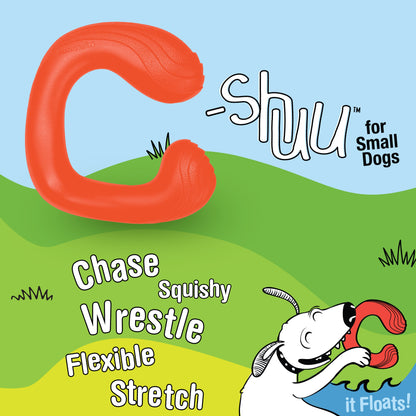 Nylabone Creative Play C-Shuu Dog Chase Toy 1ea/Small