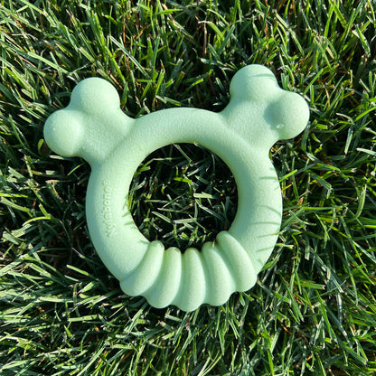 Nylabone Sensory Material Puppy Teething Ring Chicken, 1ea/Small/Regular - Up To 25 Ibs.