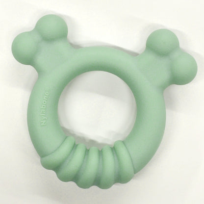 Nylabone Sensory Material Puppy Teething Ring Chicken, 1ea/Small/Regular - Up To 25 Ibs.