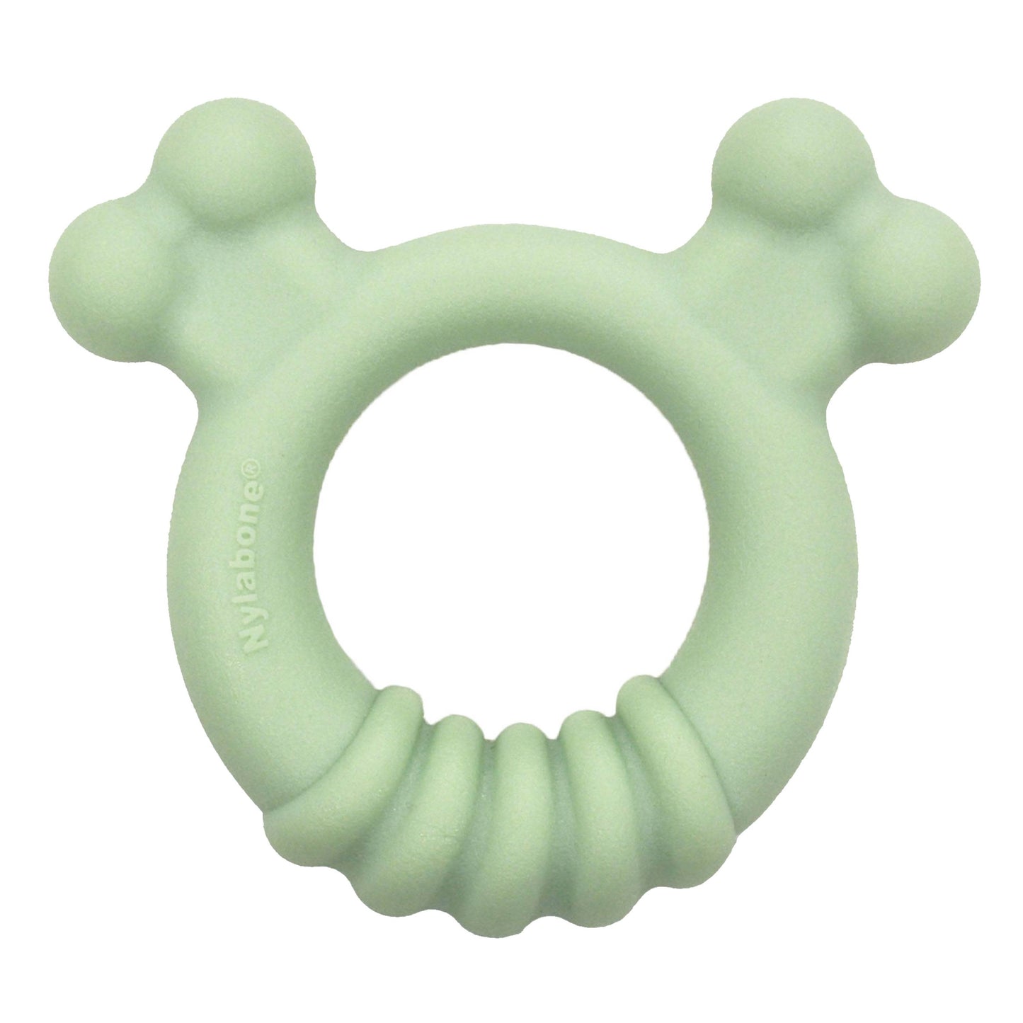 Nylabone Sensory Material Puppy Teething Ring Chicken, 1ea/Small/Regular - Up To 25 Ibs.