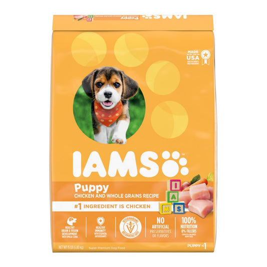 IAMS Smart Puppy Dry Dog Food Real Chicken 1ea/15 lb