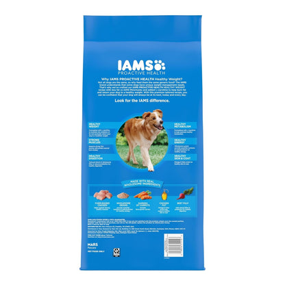 IAMS Healthy Weight Adult Dry Dog Food Chicken 1ea/7 lb