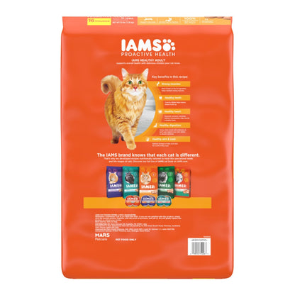 IAMS Proactive Health Adult Dry Cat Food Chicken 1ea/16 lb