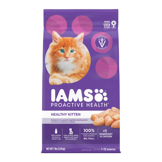 IAMS Proactive Health Kitten Dry Cat Food Chicken 1ea/7 lb