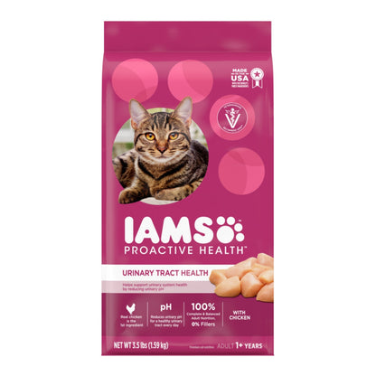 IAMS Proactive Health Urinary Tract Health Adult Dry Cat Food Chicken 1ea/3.5 lb