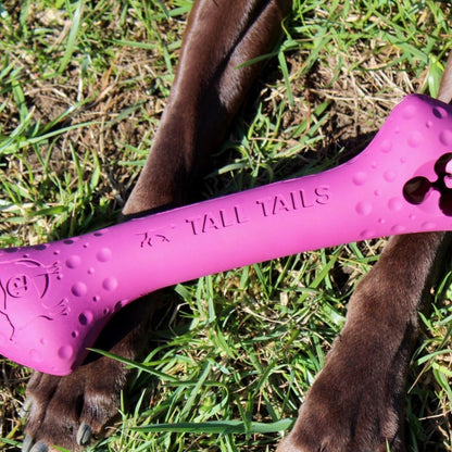 Tall Tails Dog Goat Bone Purple 12 Inch