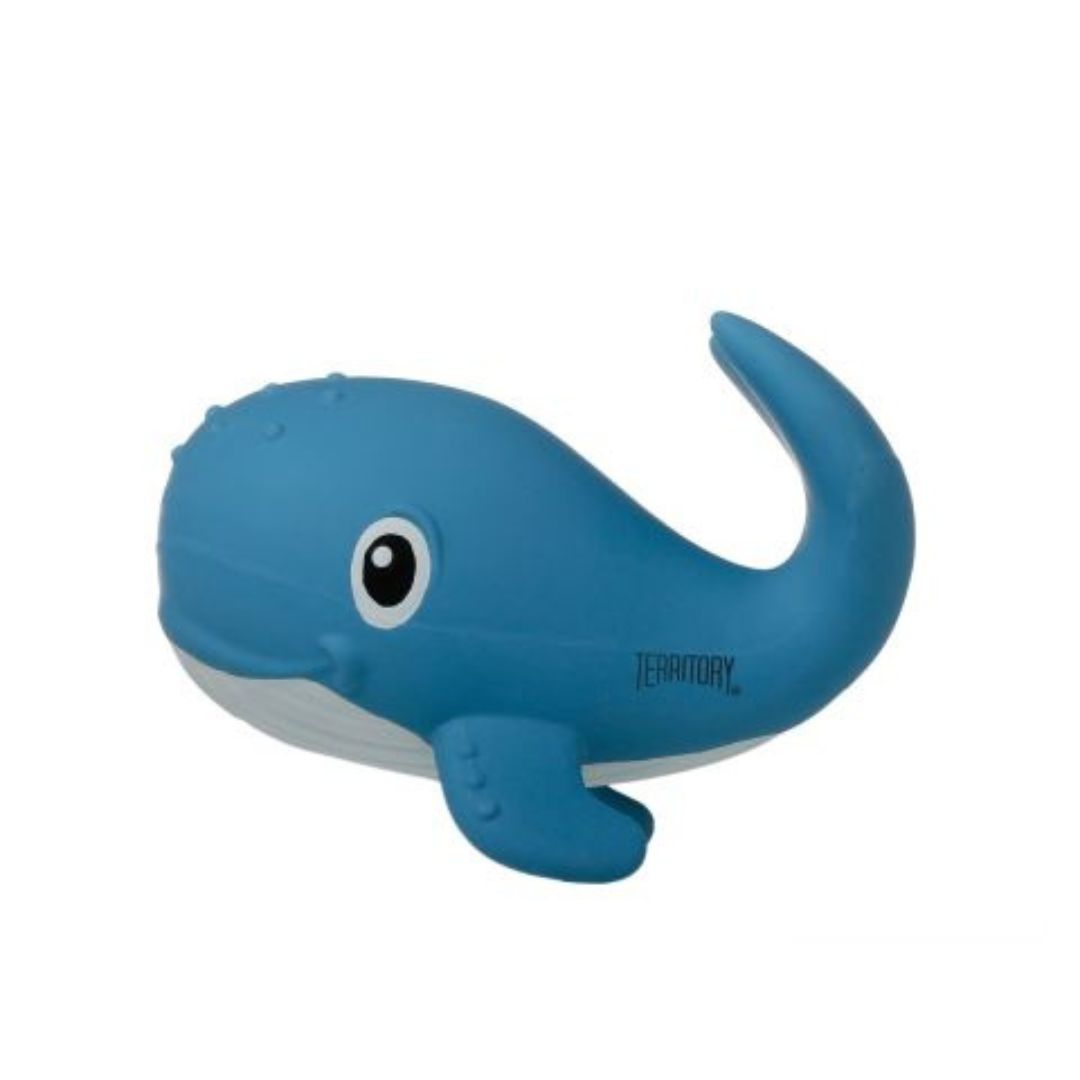 Territory Dog Latex Squeaker Whale 6.5 Inch