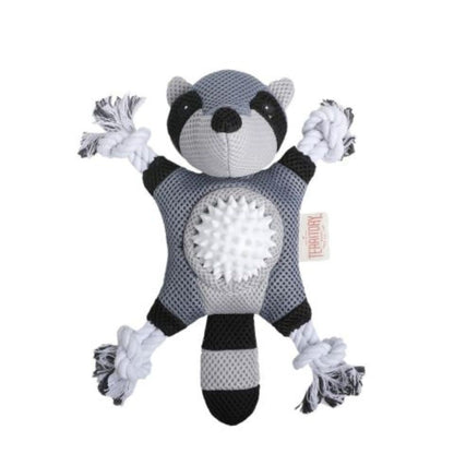 Territory Dog Toy 2 In 1 Raccoon 10 Inch