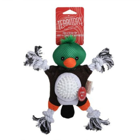 Territory Dog Toy 2 In 1 Mallard 9.5 Inch