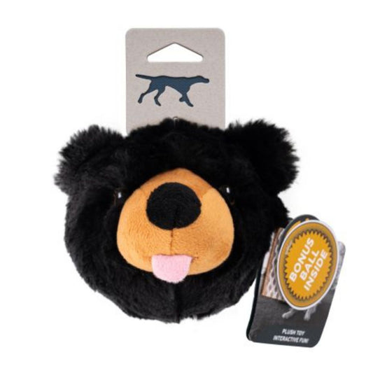 Tall Tails Dog 2 In 1 Black Bear Head 4 Inch