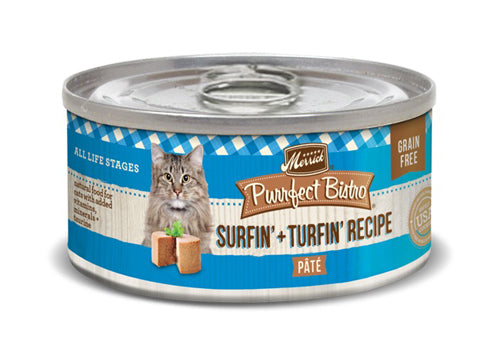 Merrick Cat Purrfect Bistro Surf & Turf 5.5oz. (Case of 24)