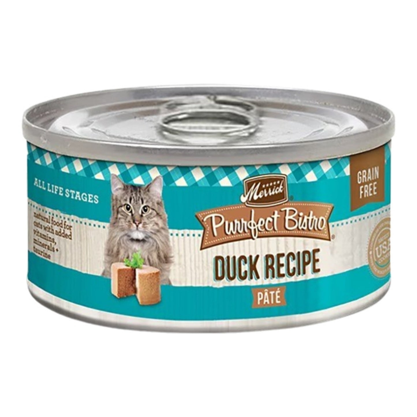 Merrick Cat Purrfect Bistro Bistro Duck Pate 3oz. (Case of 24)