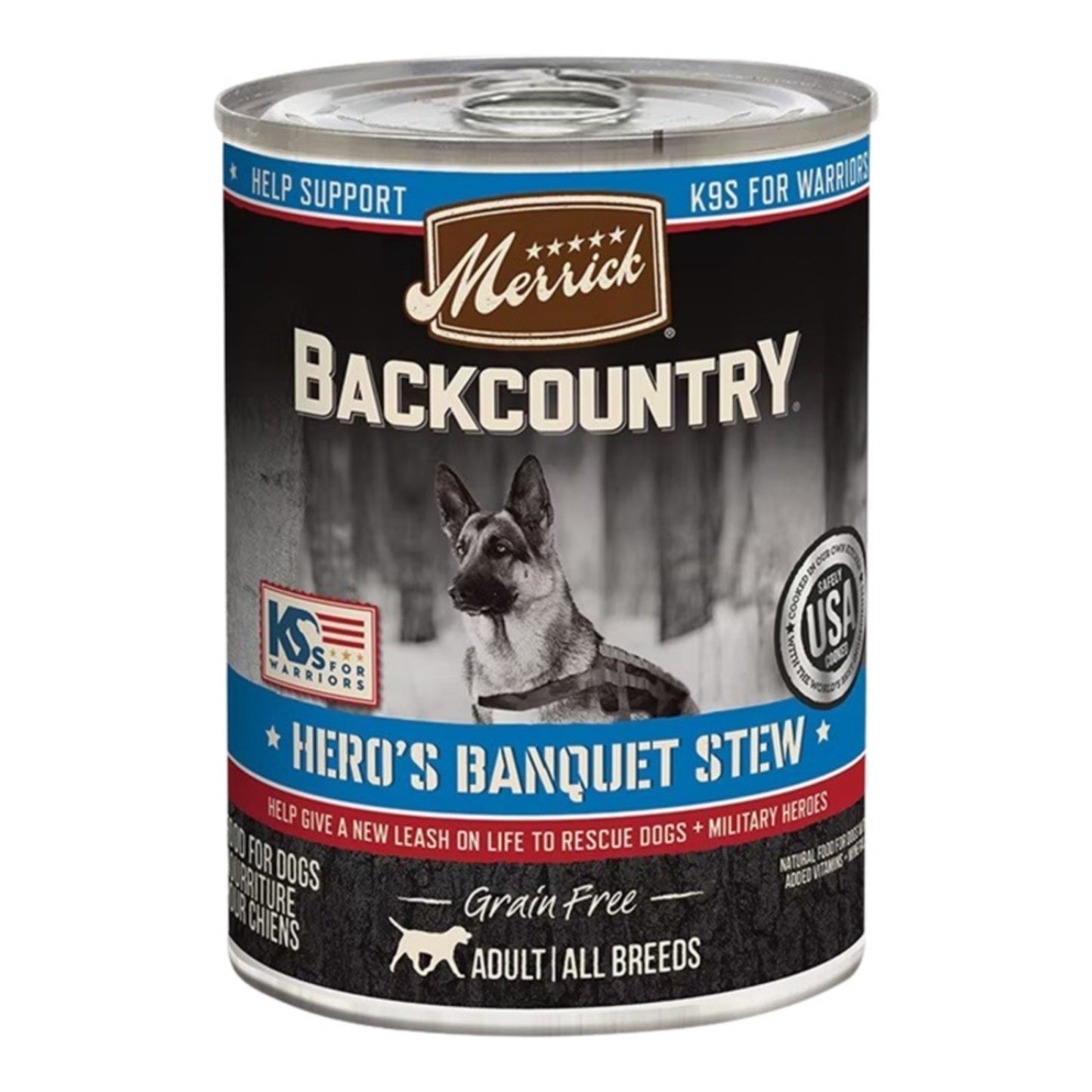 Merrick Dog Backcountry Hero Banquet 12.7oz. (Case of 12)