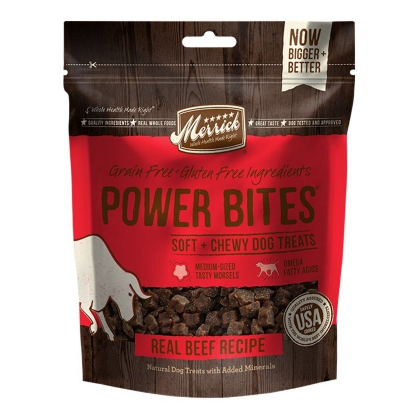 Merrick Dog Power Bite Beef 6oz. (Case Of 6)