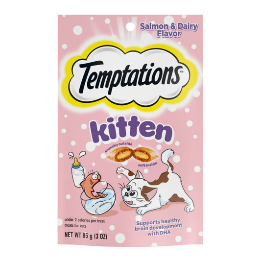 Temptations Kitten Cat Treat Salmon & Dairy 1ea/3oz.