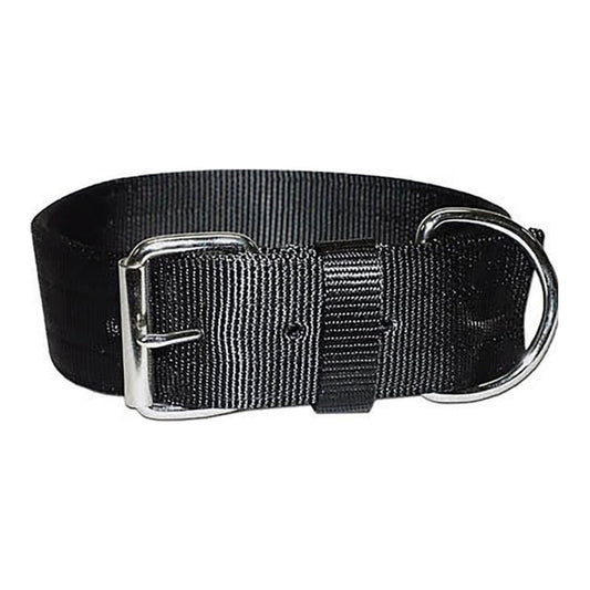 Omni Pet Bravo 2 Ply Nylon Dog Collar Black 2 x 23in.