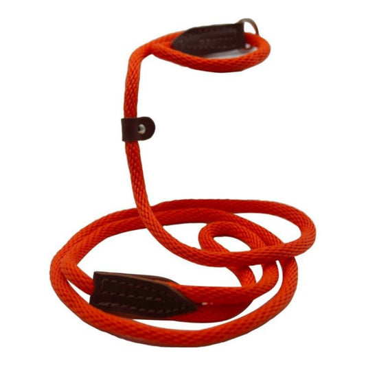 Omni Pet British Slip Loop Rope Leads For Dogs Orange 6ft.