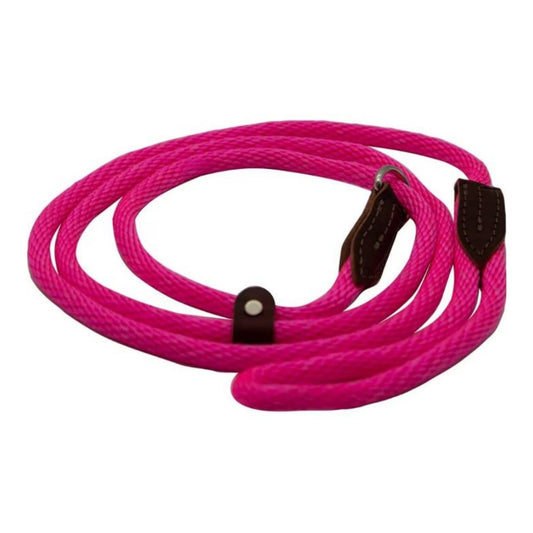 Omni Pet British Slip Loop Rope Leads For Dogs Hot Pink