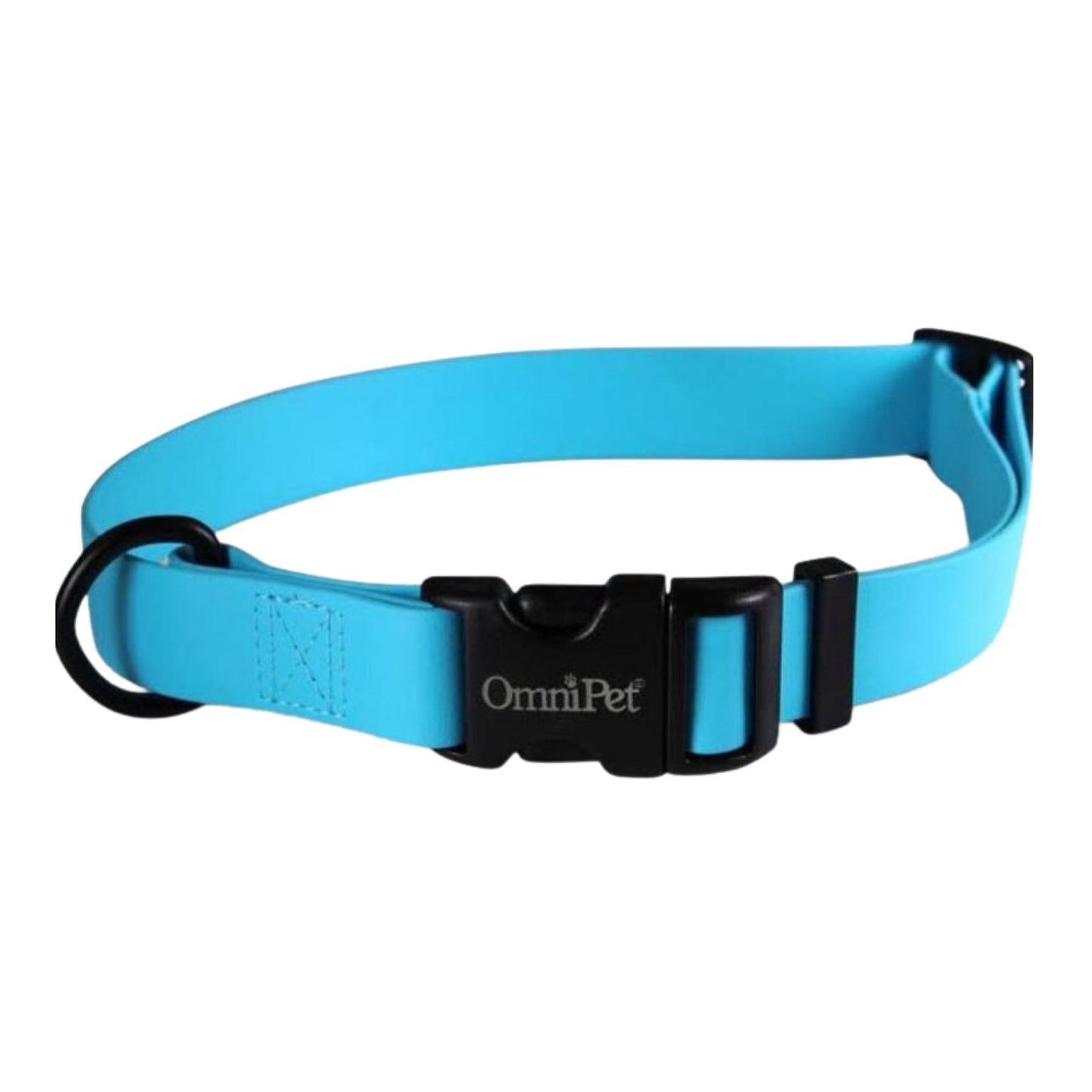 Omni Pet Carnival Biothane Dog Collar Light Blue 3/4 x 14 x 20in.