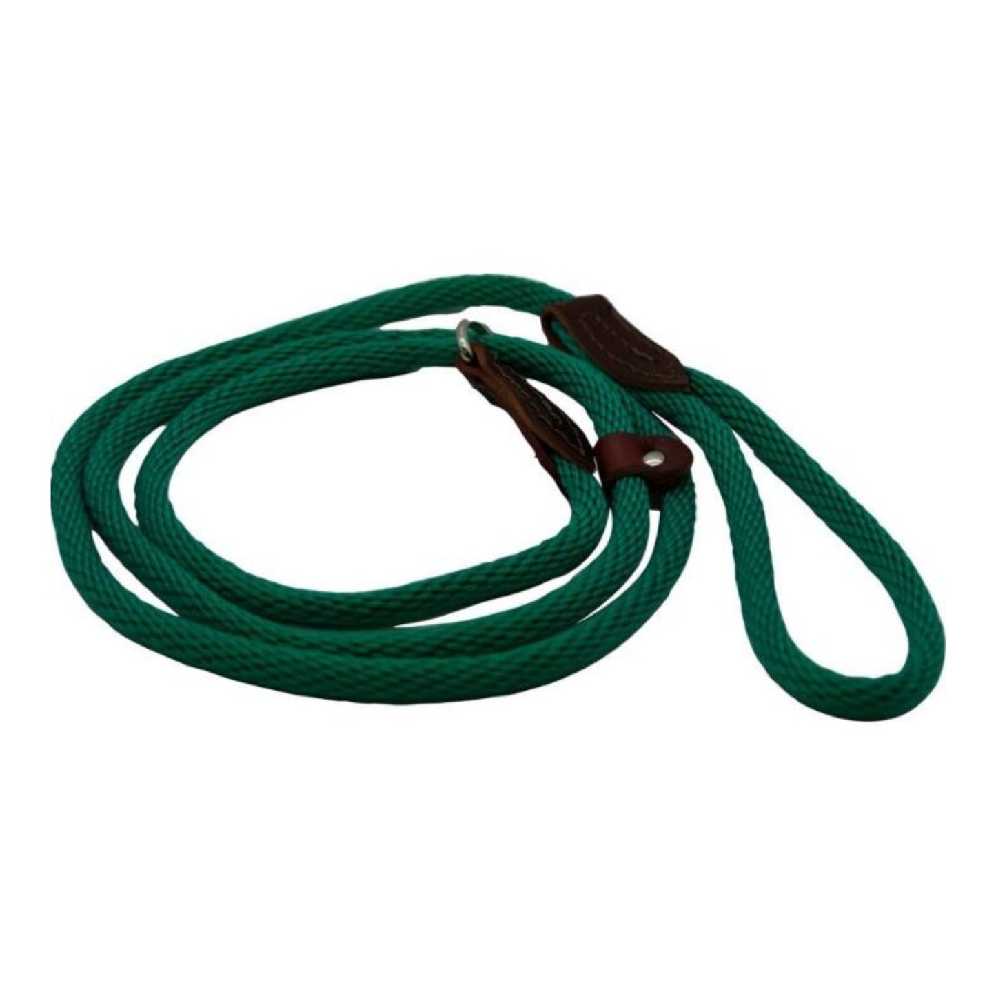 Omni Pet British Slip Loop Rope Leads For Dogs Green 6ft.