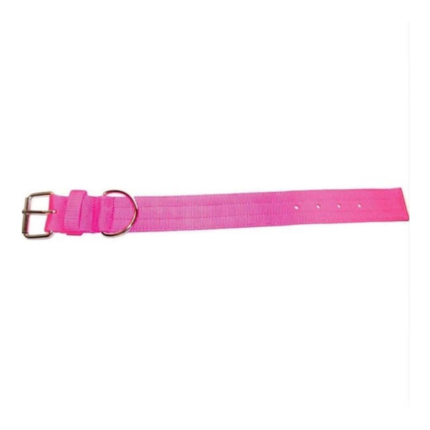 Omni Pet Bravo 2 Ply Nylon Dog Collar Neon Pink 2 x 25in.