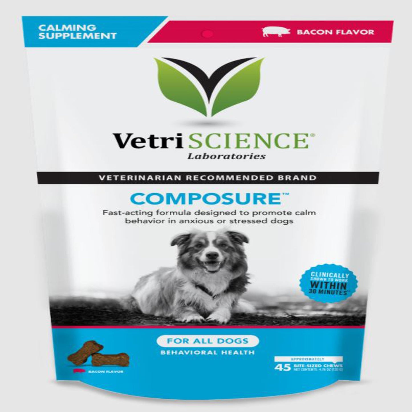 Vetriscience Dog Composure Bacon 5.64 oz.