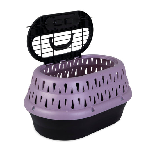 Petmate Top Load Cat Kennel Purple Grape 1ea/19 in