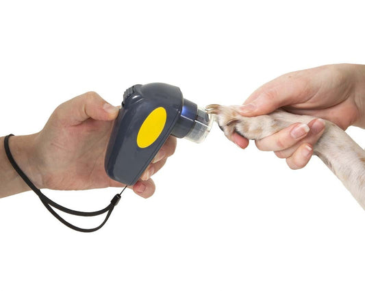 JW Pet Palm Nail Grinder for Dogs Grey, Yellow 1ea/One Size