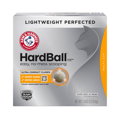 Arm & Hammer Hardball Lightweight Clumping Cat Litter 3ea/7 lb