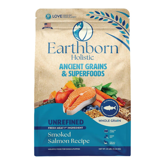 Earthborn Dog Unrefined Ancient Grains Salmon 25Lb