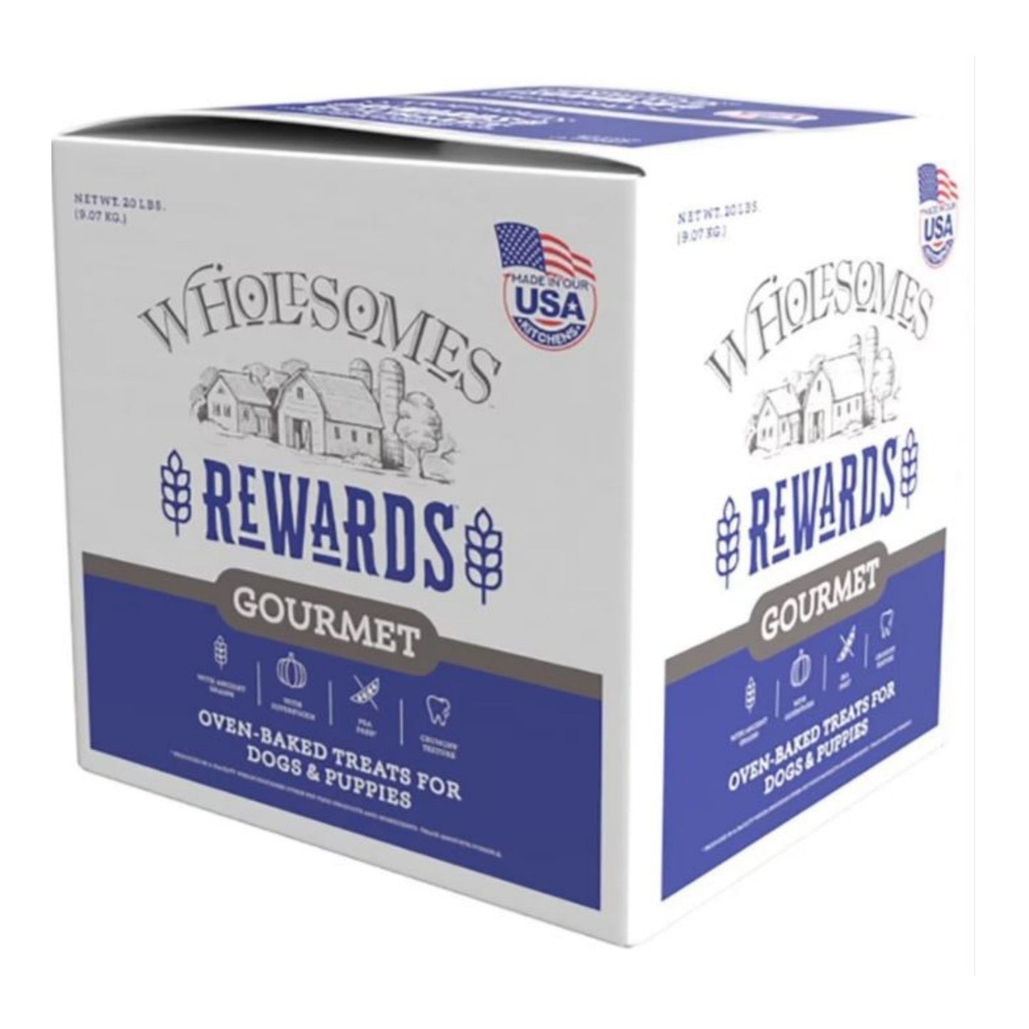 Wholesomes Rewards Gourmet Biscuits Cheddar Cheese 20 Lb